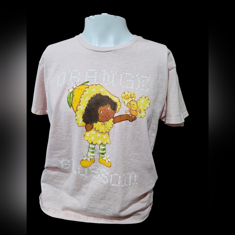 Womens Orange Blossom Graphic T-Shirt - Pink Size‎ Extra Large